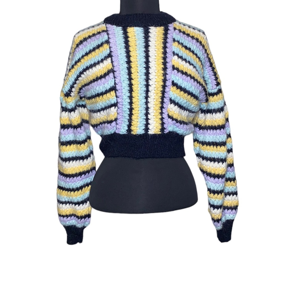 Zara Cropped Sweater with Bell Sleeves